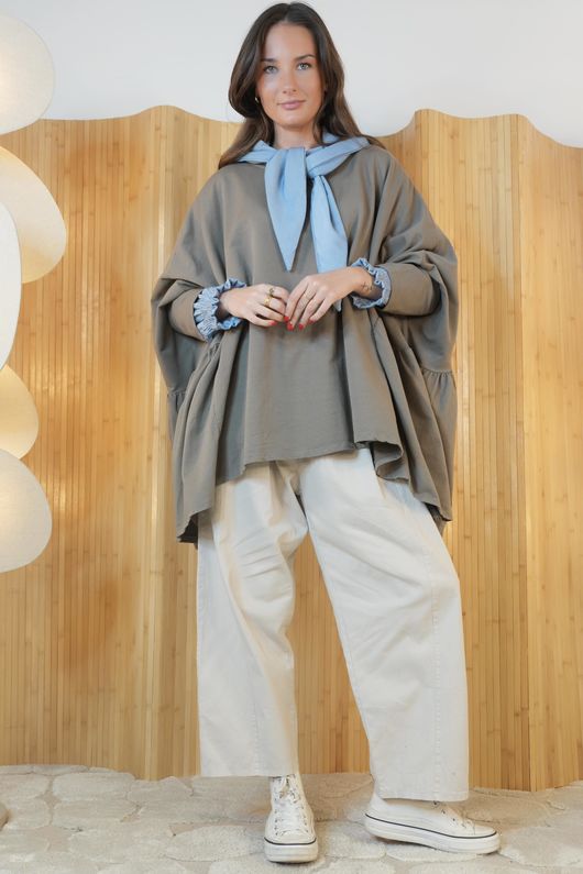 Super Smock Sweatshirt Mocha /8=